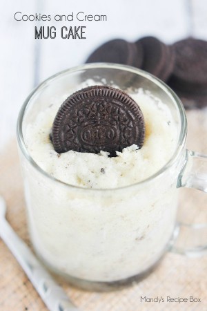 Cookies And Cream Mug Cake | Mandy's Recipe Box