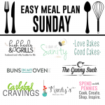 Easy Meal Plan Sunday #5