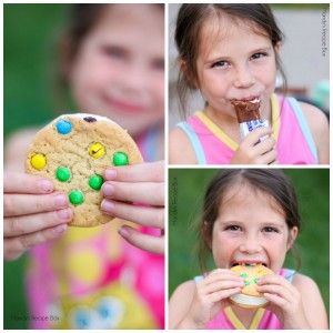 M&M's Ice Cream Cookie Sandwich and Snicker's Ice Cream Bar