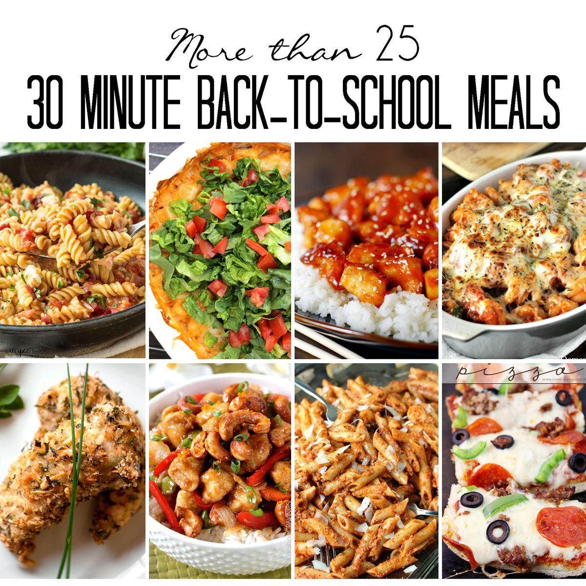 30 Minute Back to School Meals | Mandy's Recipe Box