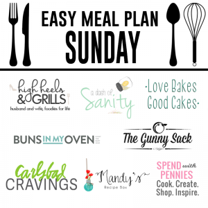 Easy Meal Plan Sunday #8