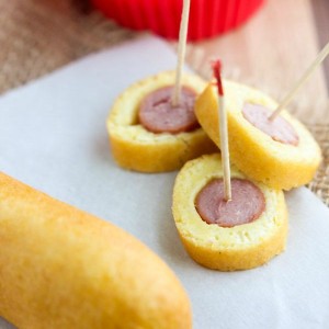 State Fair beef corn dogs