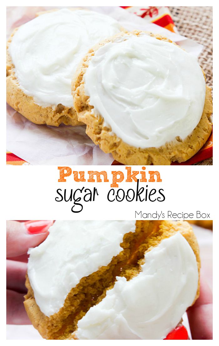Pumpkin Sugar Cookies... these will be a new Fall tradition!