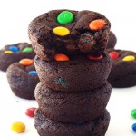 Chocolate M&M Cookie Cups
