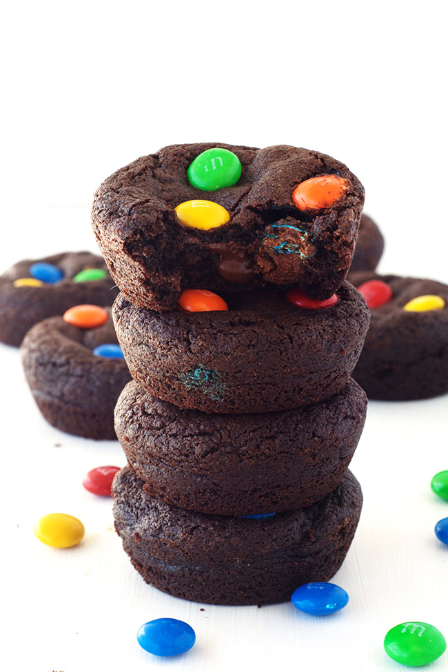 Triple Chocolate M&M Cookies