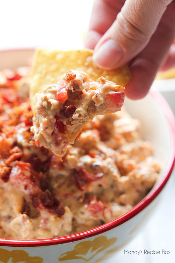 Crock Pot Bacon Cheeseburger Dip ⋆ Real Housemoms