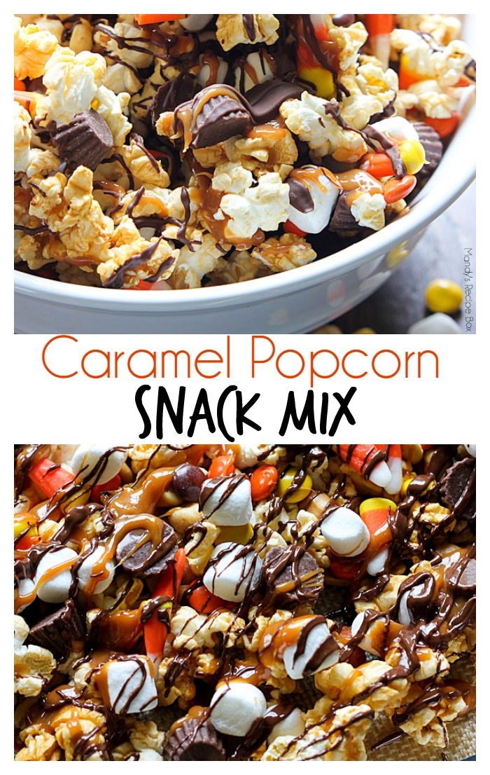 Caramel Popcorn Snack Mix.