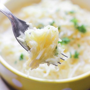 Spaghetti Squash Alfredo