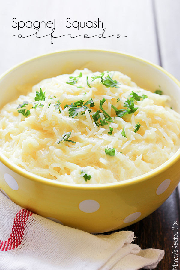 Spaghetti Squash Alfredo