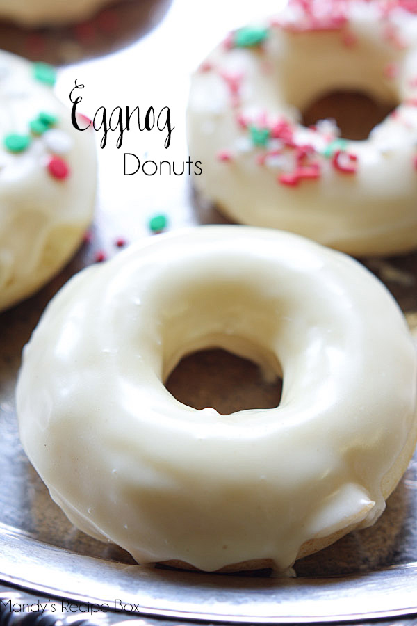 Eggnog Donuts