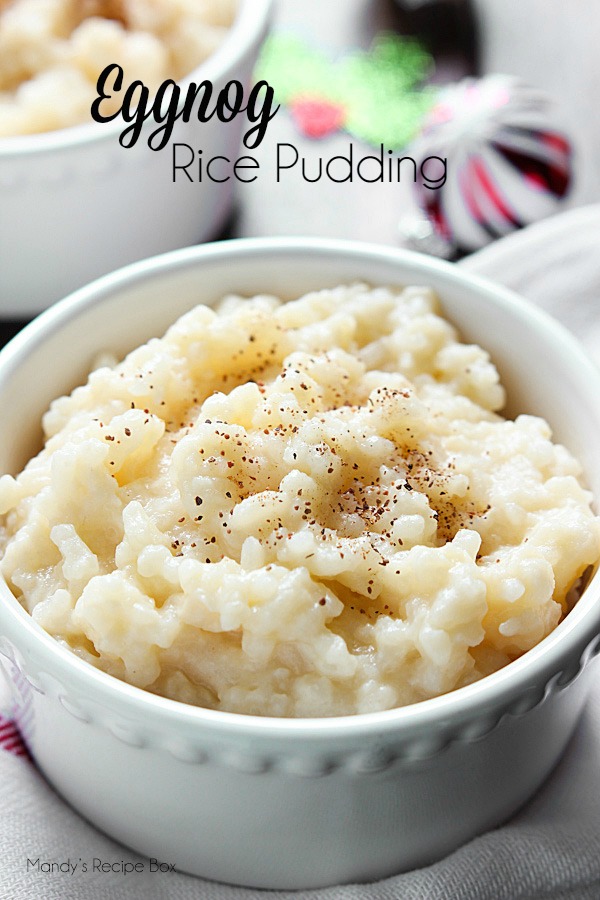 Eggnog Rice Pudding | Mandy's Recipe Box