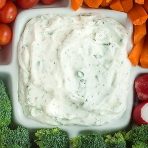 Lightened-Up Dilly Ranch Dip