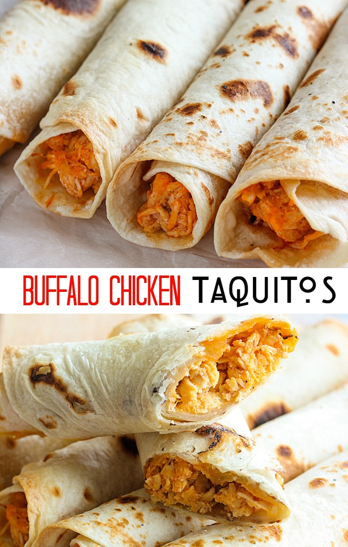 Buffalo Chicken Taquitos | Mandy's Recipe Box