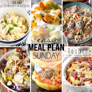 Easy Meal Plan Sunday #28