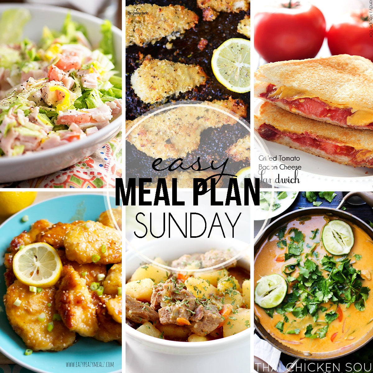 Easy Meal Plan Sunday #30