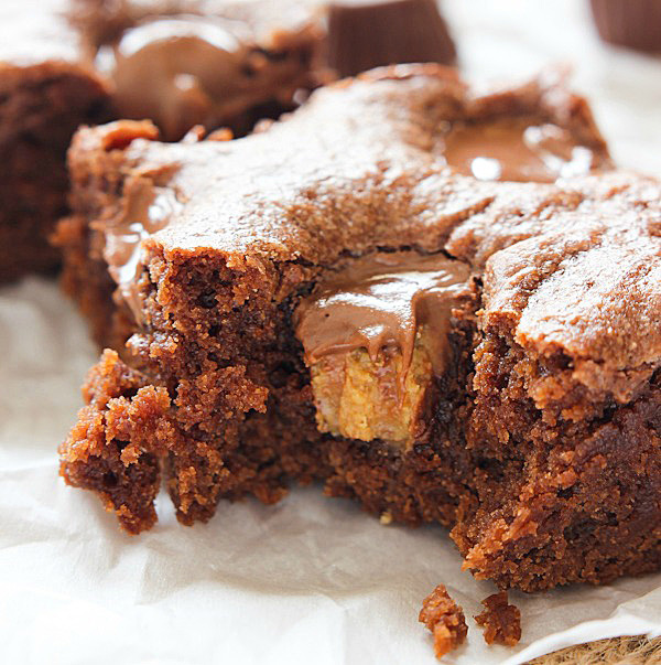 Peanut Butter Lunch Lady Brownies