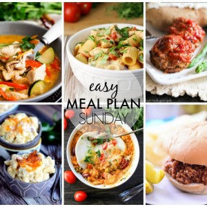 Easy Meal Plan Sunday #36