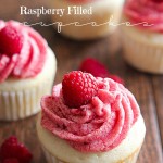 Raspberry Filled Cupcakes
