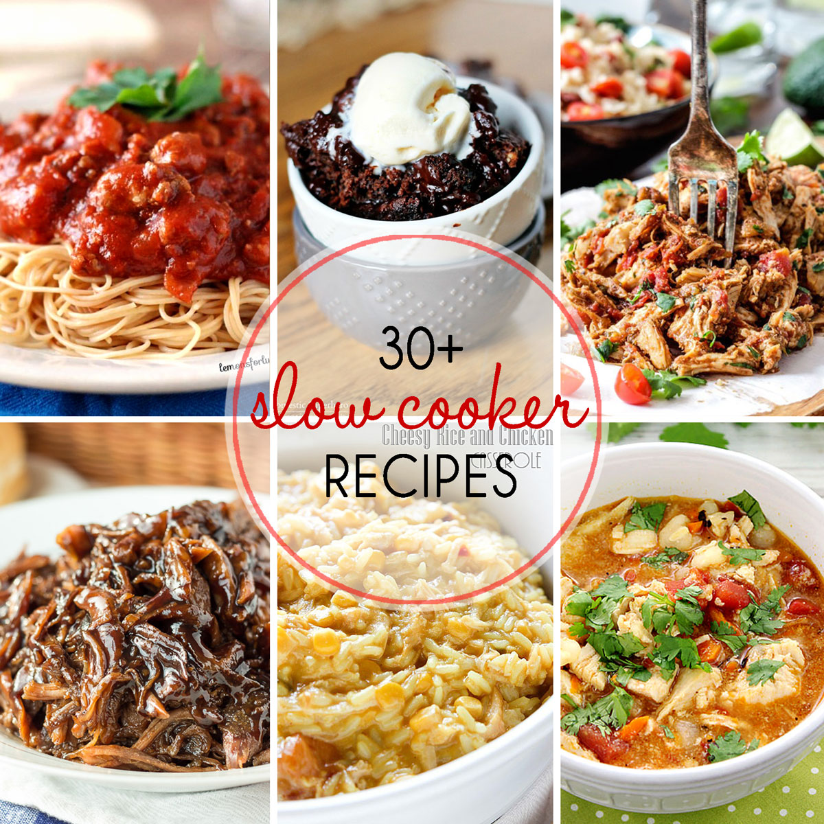 Over 30 Slow Cooker Recipes