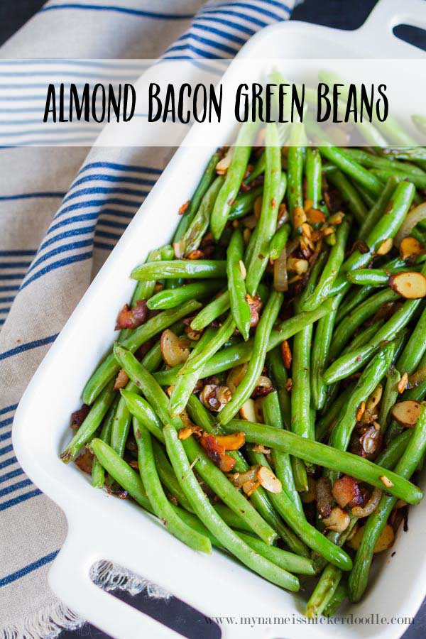 Almond Bacon Green Beans