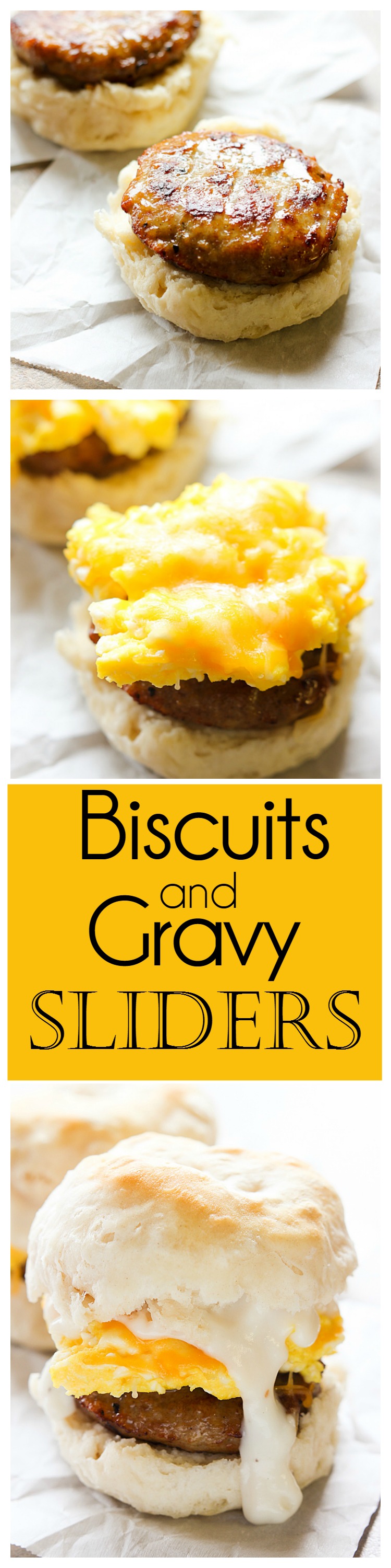 Biscuits and Gravy Sliders
