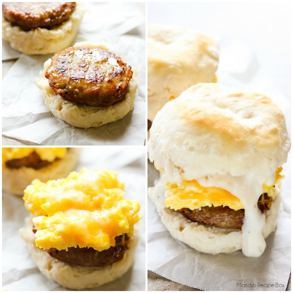 Biscuits and Gravy Sliders 