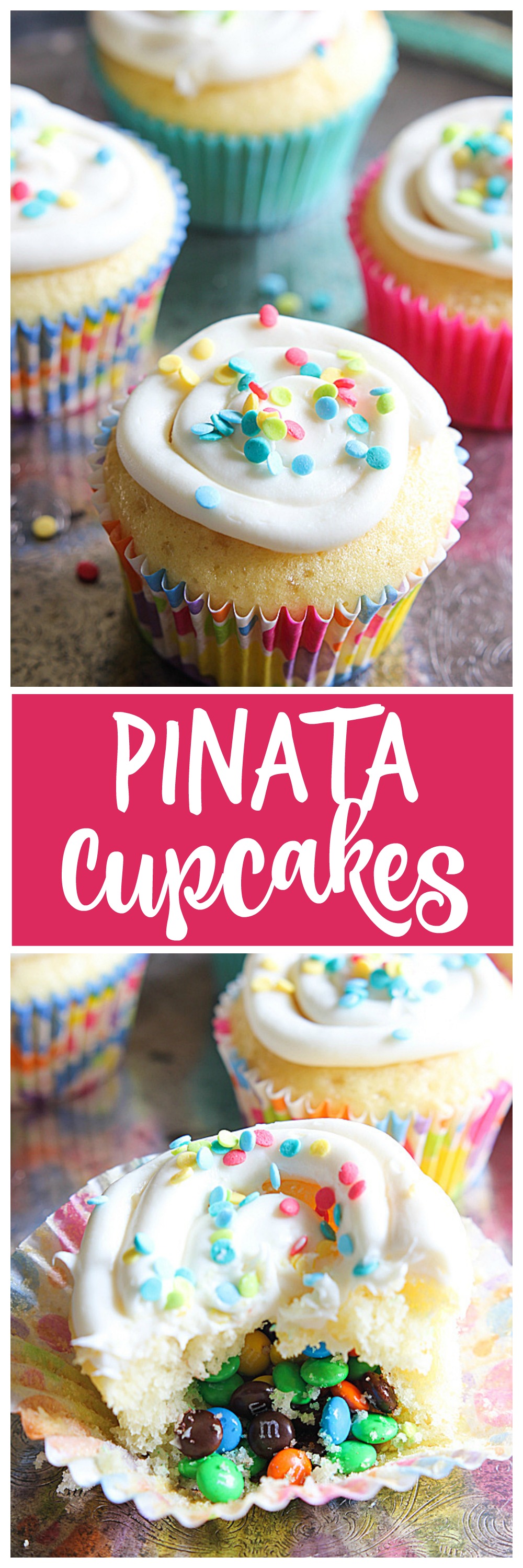 Pinata Cupcakes | Mandy's Recipe Box