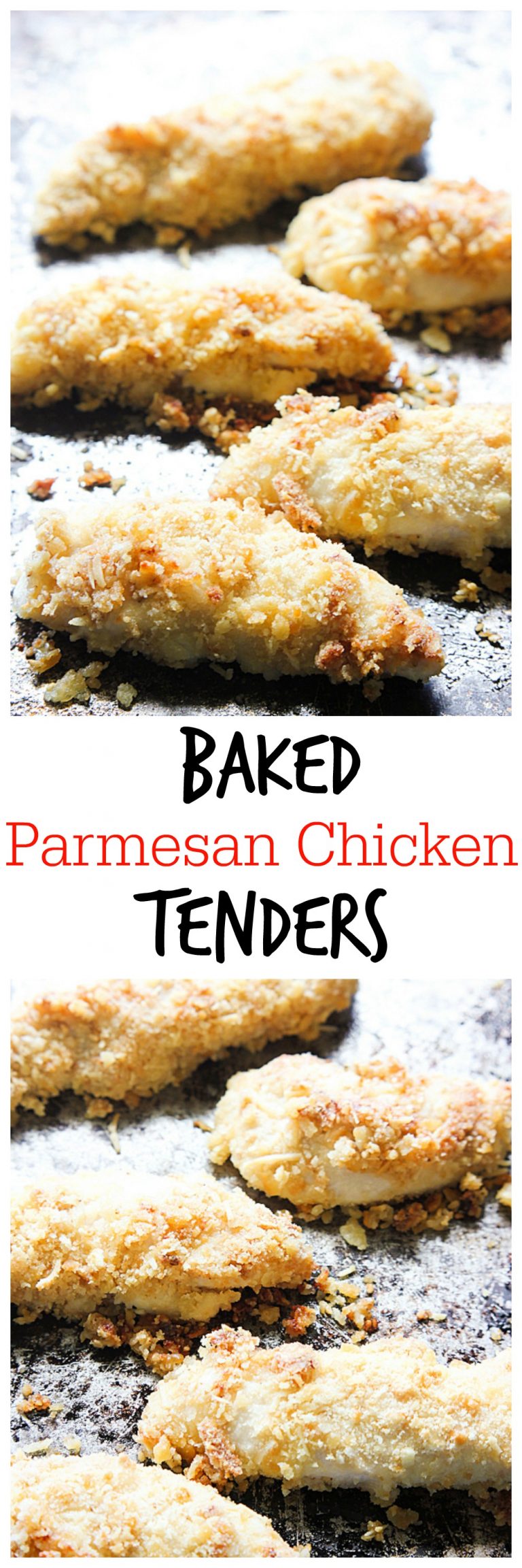 Baked Parmesan Chicken Tenders | Mandy's Recipe Box