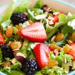 Summer Berry Salad and My Healthy Eating Tips