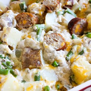 Potato and Brat Casserole