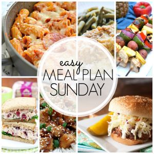 Easy Meal Plan Sunday #59