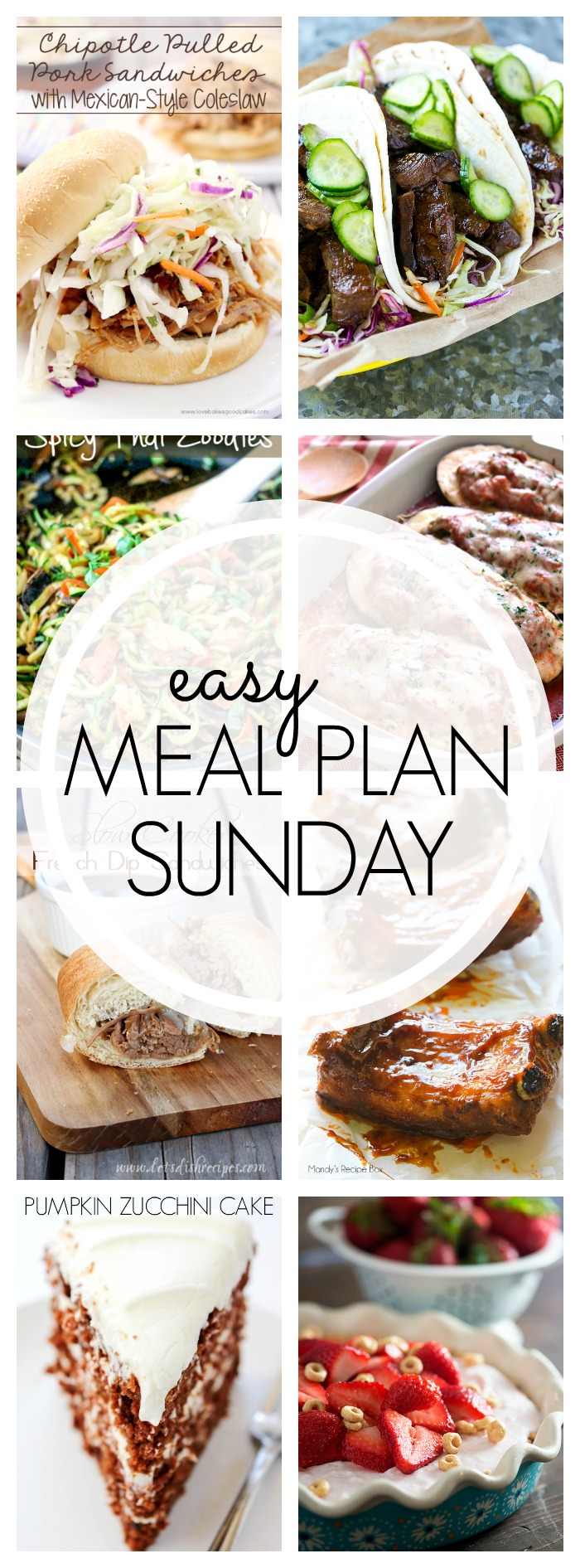 Easy Meal Plan Sunday #62