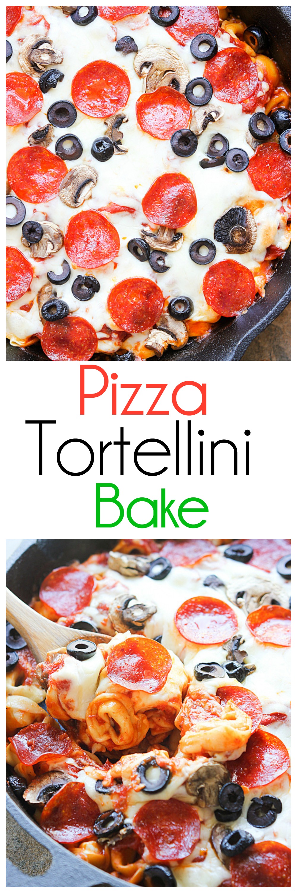 Pizza Tortellini Bake