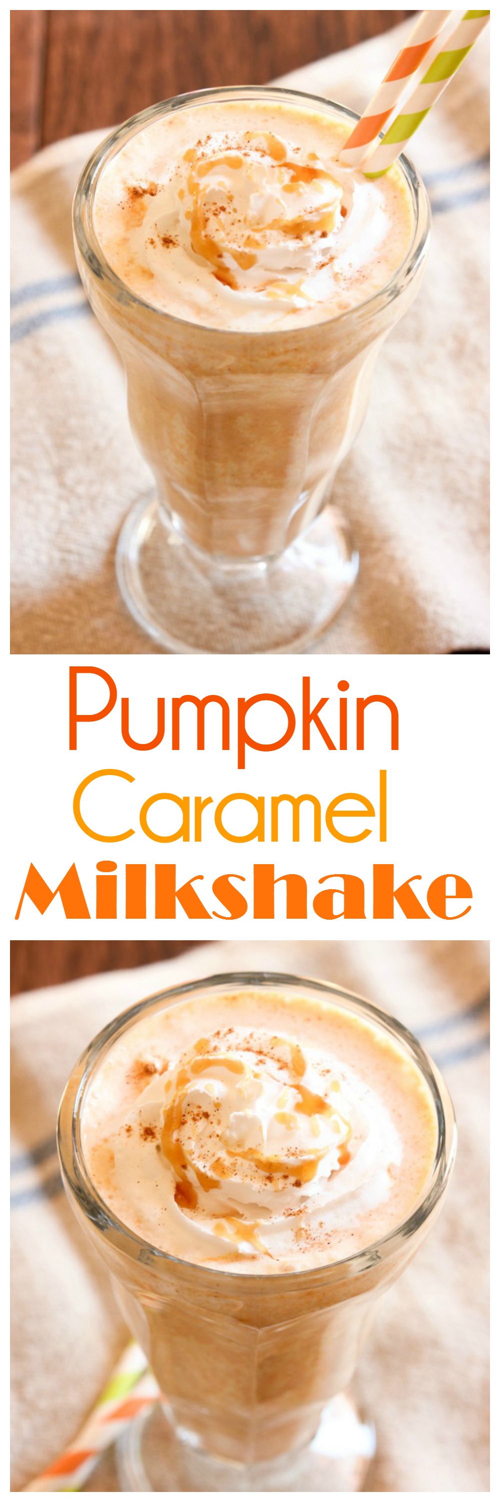 Pumpkin Caramel Milkshake