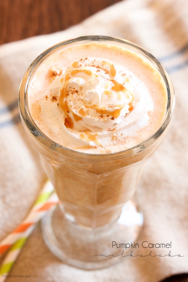 Pumpkin Caramel Milkshake