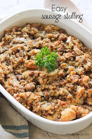 sausage meat stuffing for goose