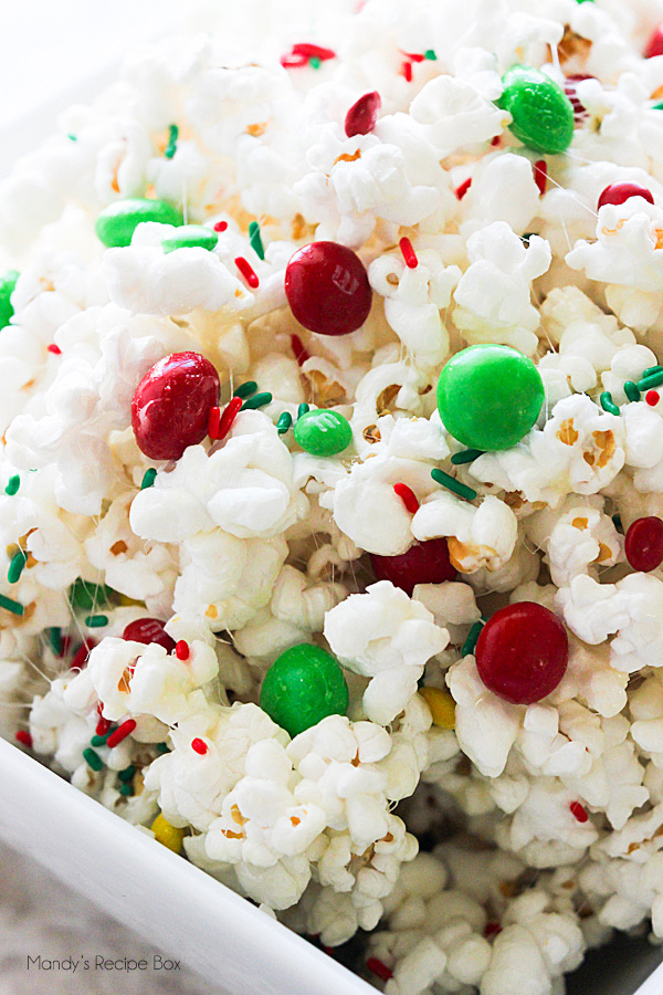 Holiday Marshmallow Popcorn