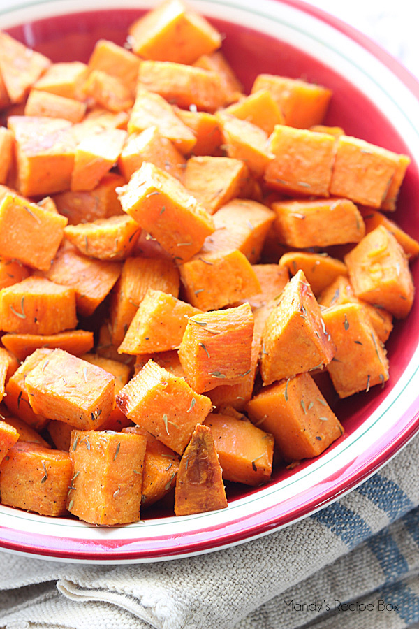 Roasted Sweet Potatoes | Mandy's Recipe Box