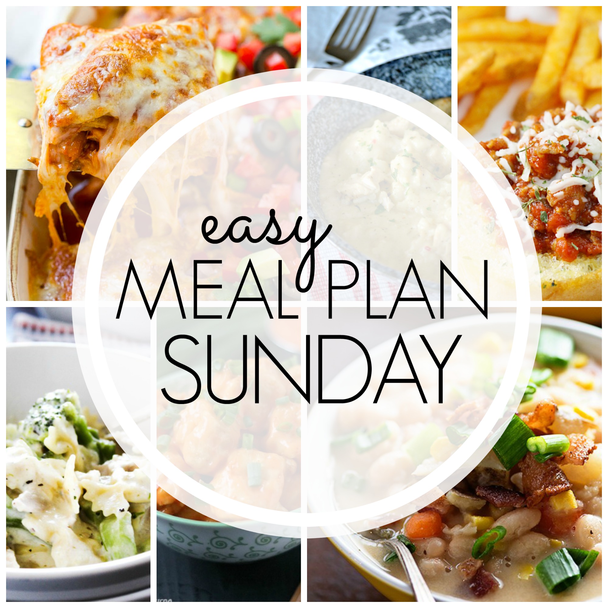 Easy Meal Plan Sunday #75