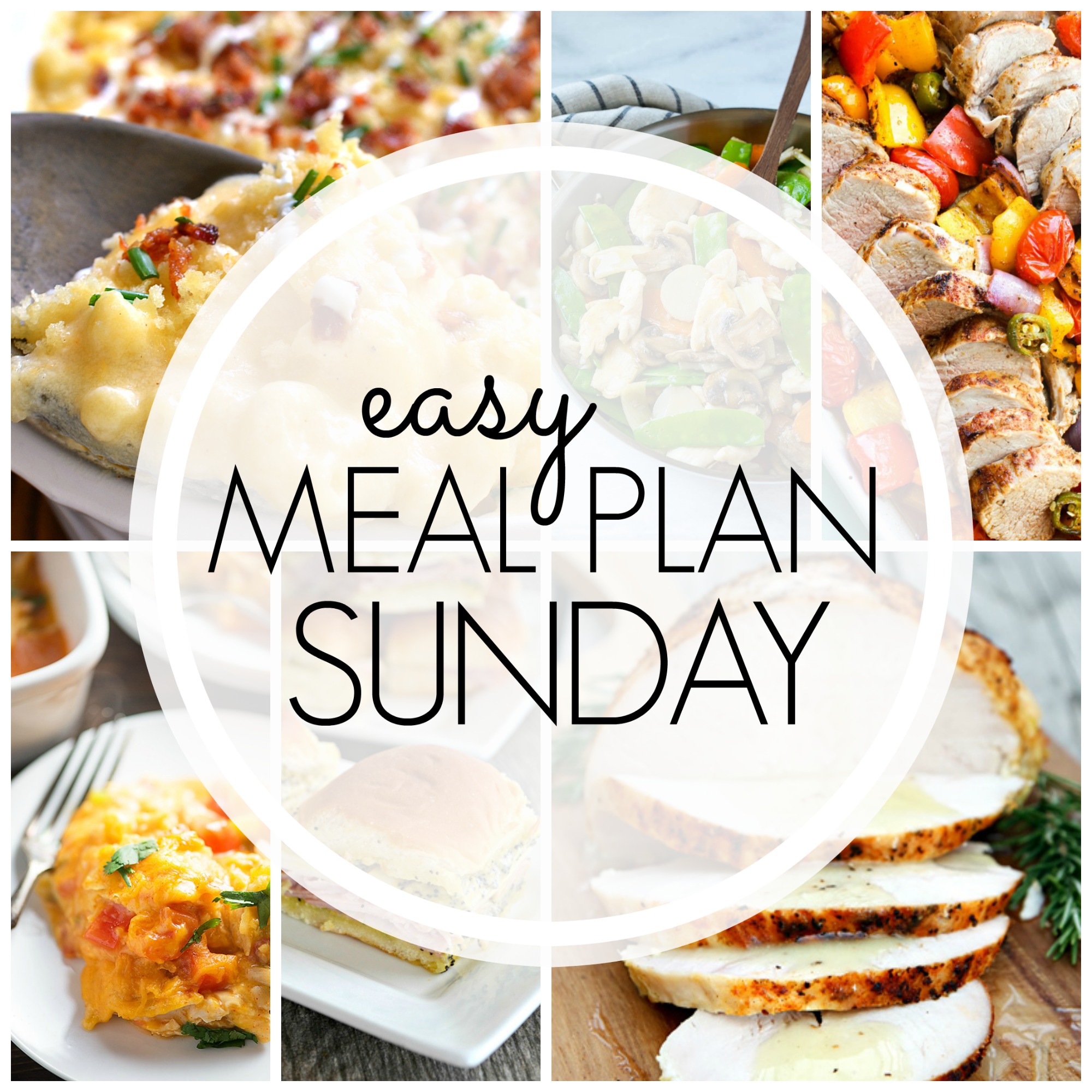 Easy Meal Plan Sunday #74
