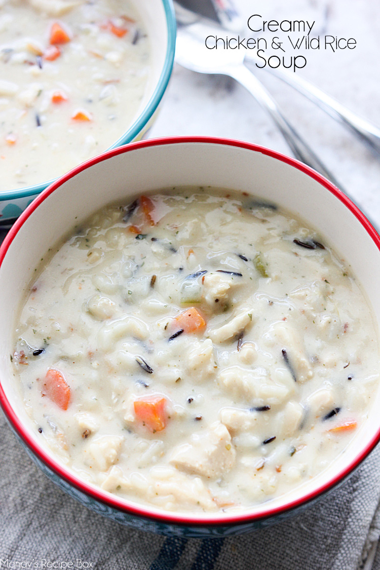 Creamy Chicken And Wild Rice Soup Mandy s Recipe Box
