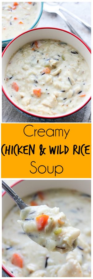 Creamy Chicken and Wild Rice Soup | Mandy's Recipe Box