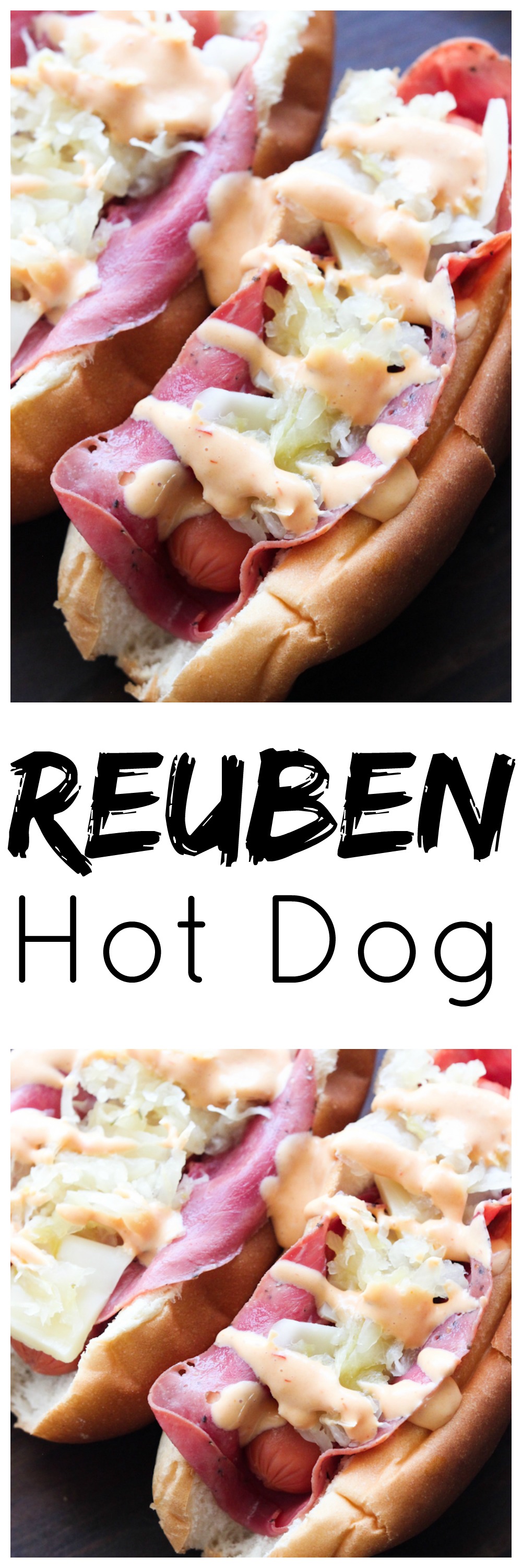 Reuben Hot Dog