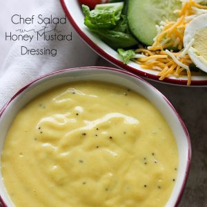 Chef Salad with Honey Mustard Dressing