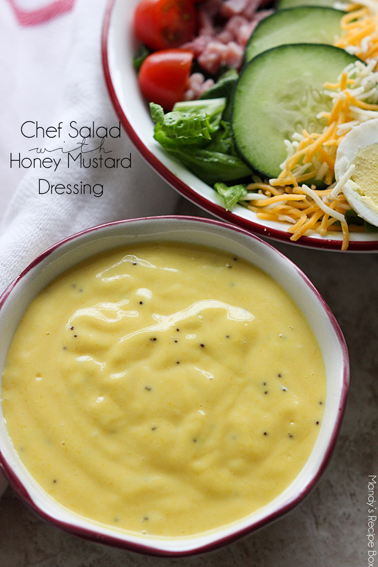 Chef Salad with Honey Mustard Dressing