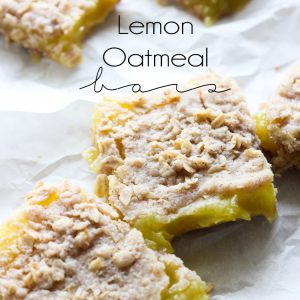 Lemon Oatmeal Bars