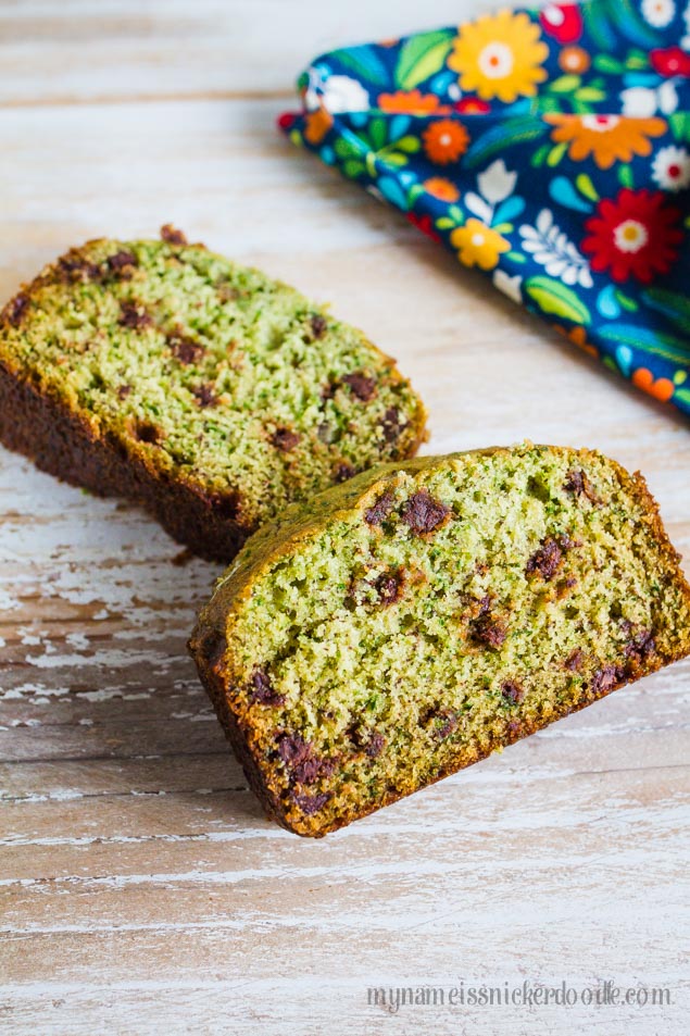 Spinach Banana Bread With Chocolate Chips