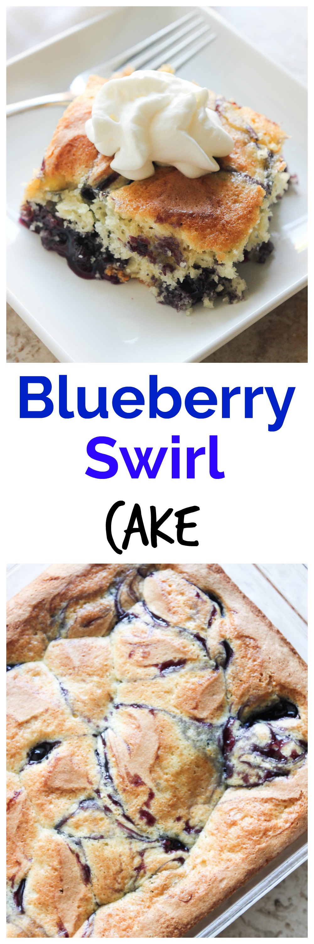 Blueberry Swirl Cake