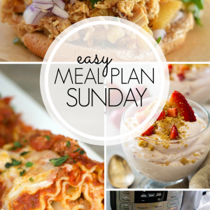 easy meal plan sunday #101