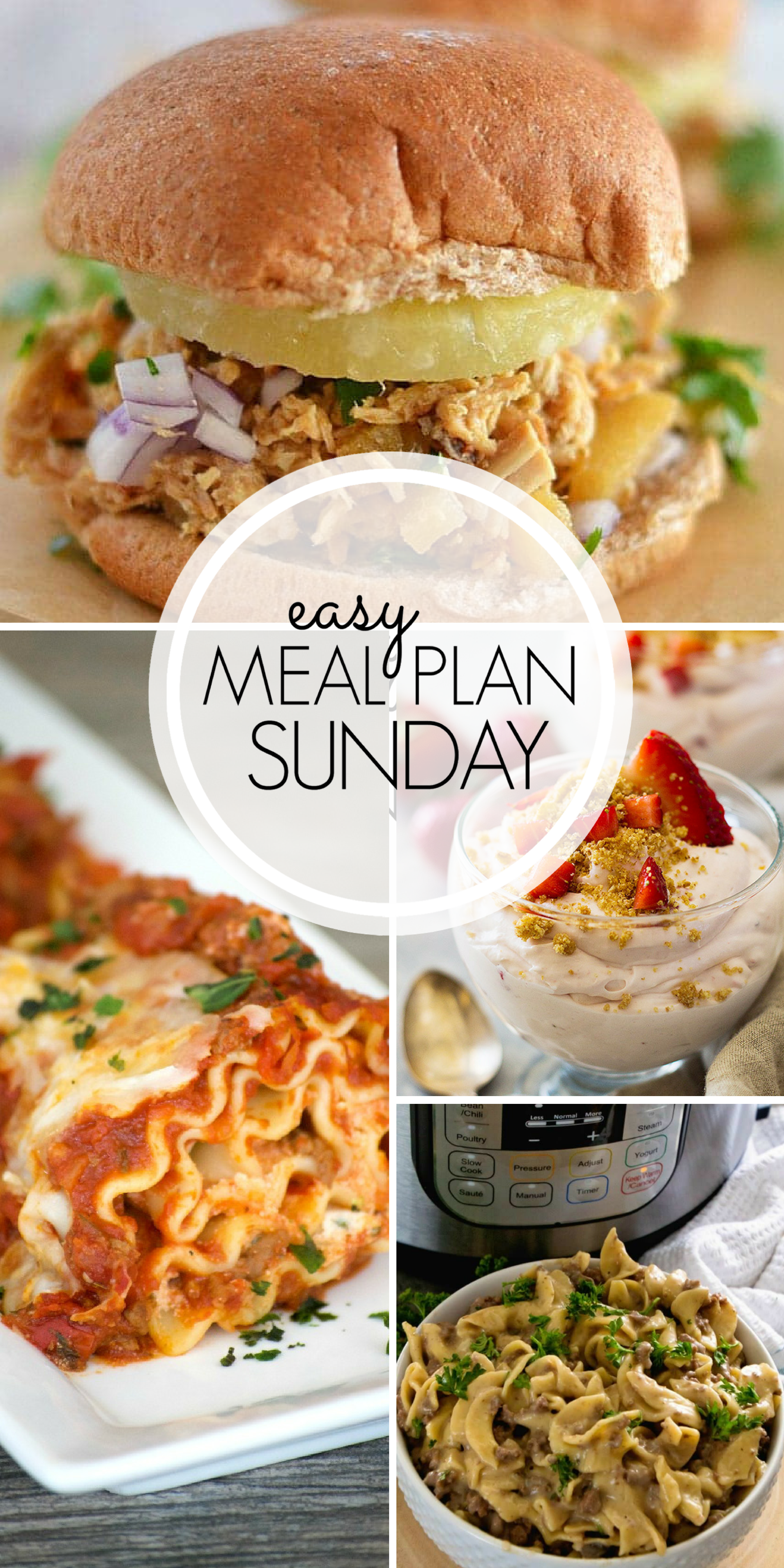 easy meal plan sunday #101